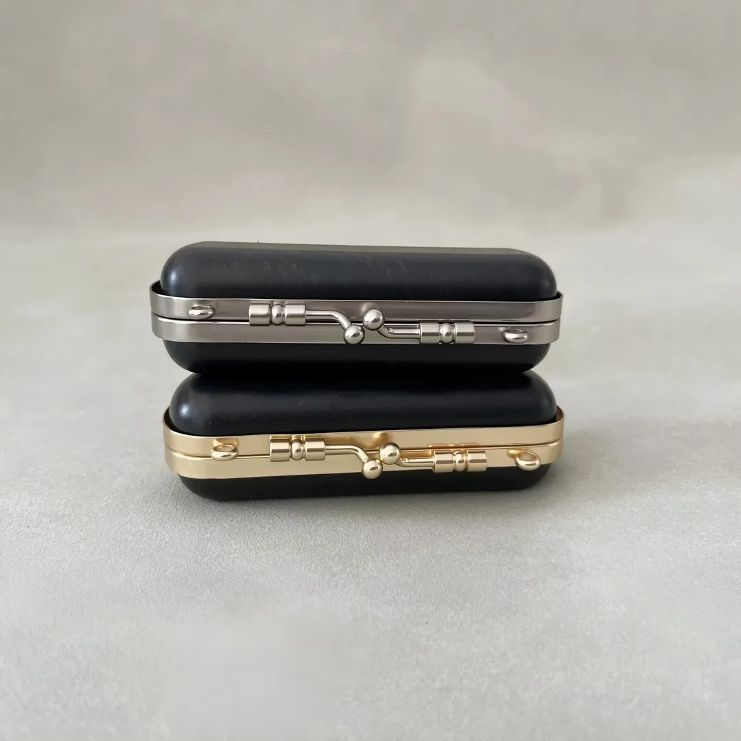 Make Your Own Hard Shell Box Clutch Bag Frame And Sides Purse Box Frame Small Loop Lipstick Bag with Mirror Kiss Lock Wedding