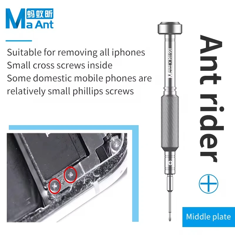 MaAnt MY-901 Precision Triangular Screwdriver Set Cross Five-point Suitable For IPhone Android Mobile Phone Repair Tools