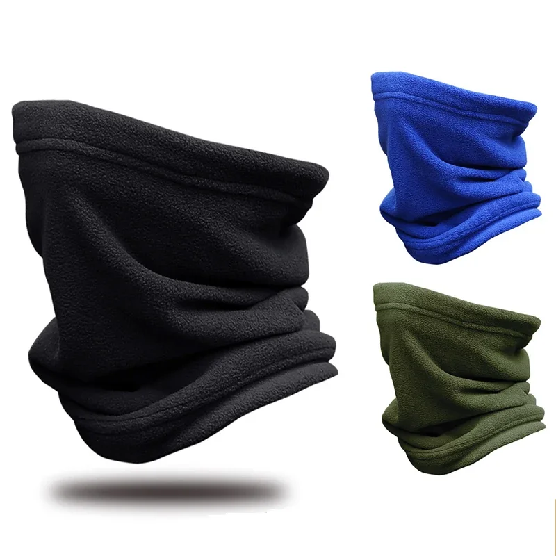 Polar Fleece Scarf for Outdoor Sports Fleece Scarf for Winter Cycling Ski Multi-functional Headband with Fleece for Warmth