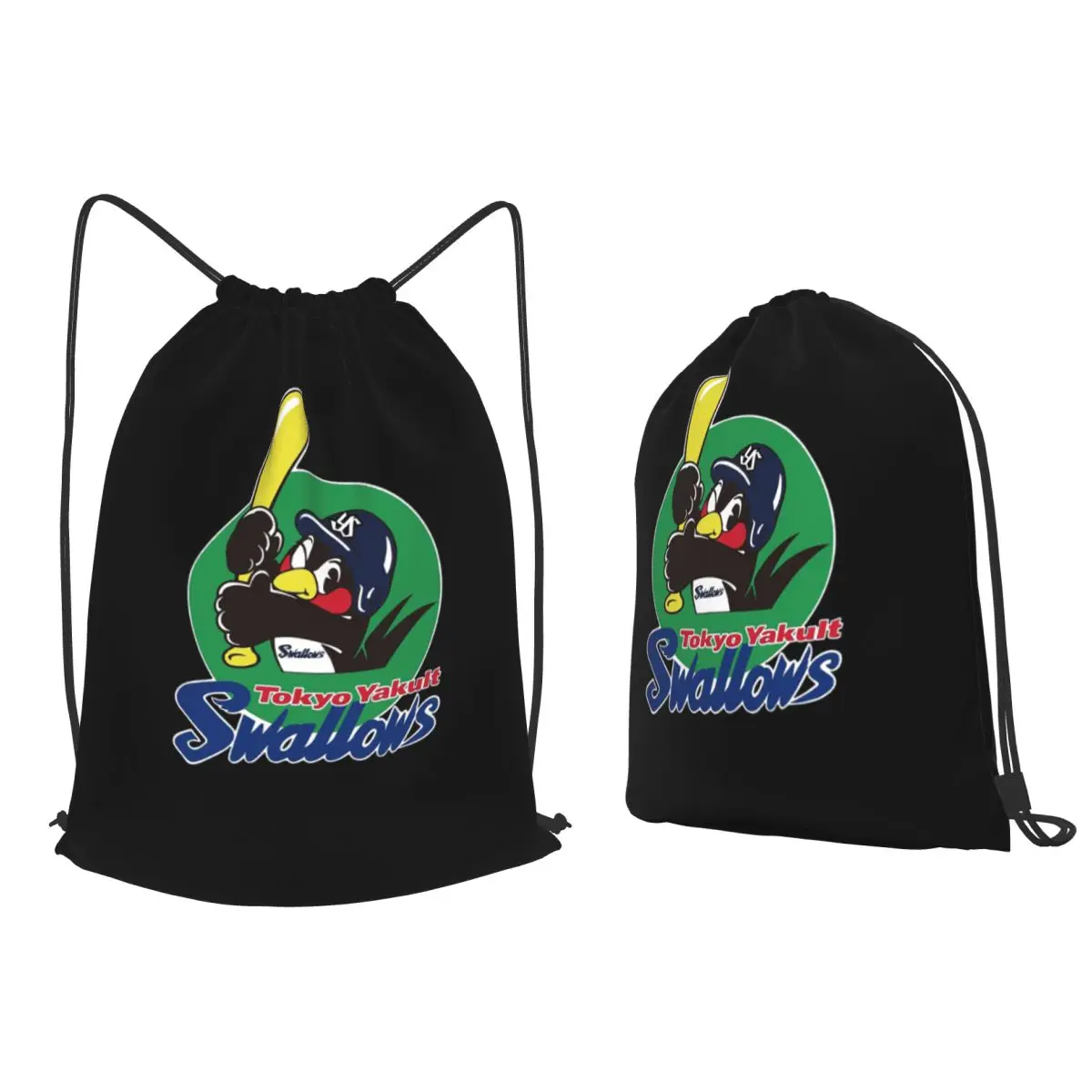 

Tokyo Yakult SwallowsBackpacks Multi-function Drawstring Bags Sports Bag Book Bags for Man Woman Students