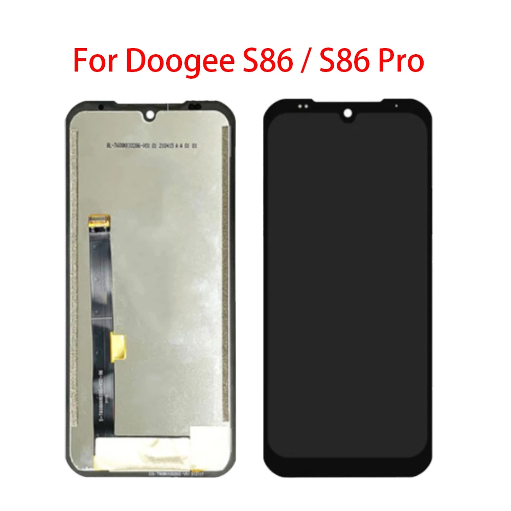 Imagem -02 - Display Lcd para Doogee S96 S98 S86 S89 S95 S96 S97 S88 Pro Mais Display Lcd de Toque Digitador da Tela Montagem Parte Substituição