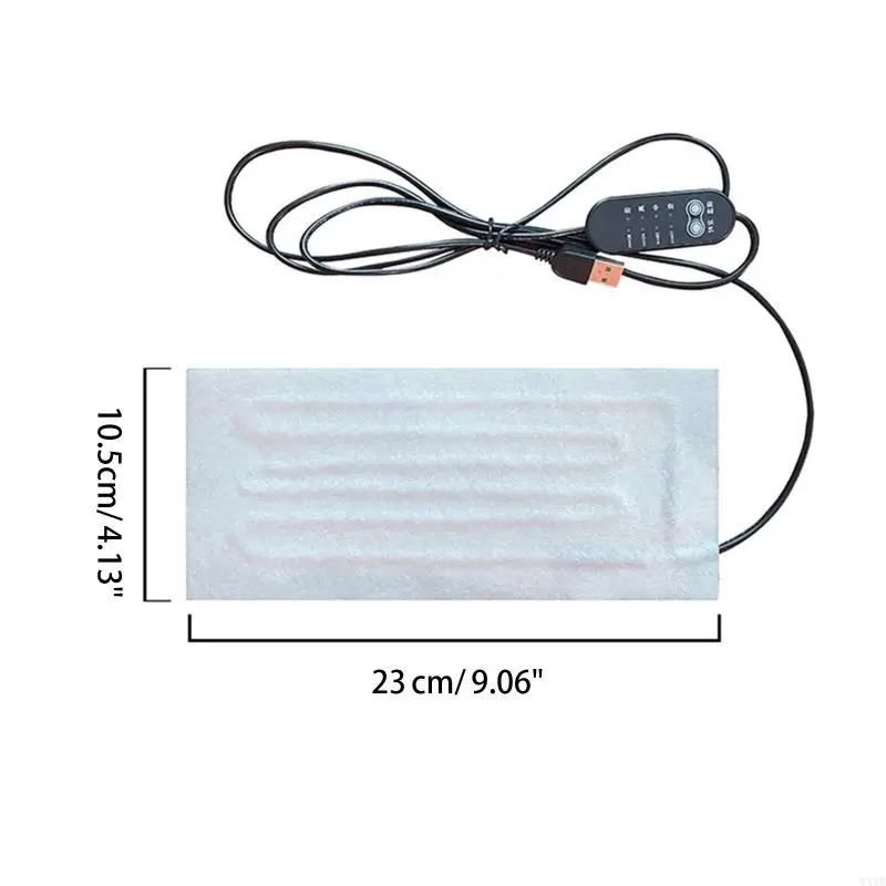 5V USB 가열 패드 DIY 가열 장갑 건강을위한 발자국을위한 따뜻한 패드