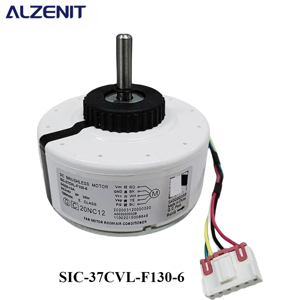 

New Fan Motor FN10D-ZL For Glanz Air Conditioner Indoor Unit SIC-37CVL-F130-6 DQ26-10A 30W 1300r/min Conditioning Parts