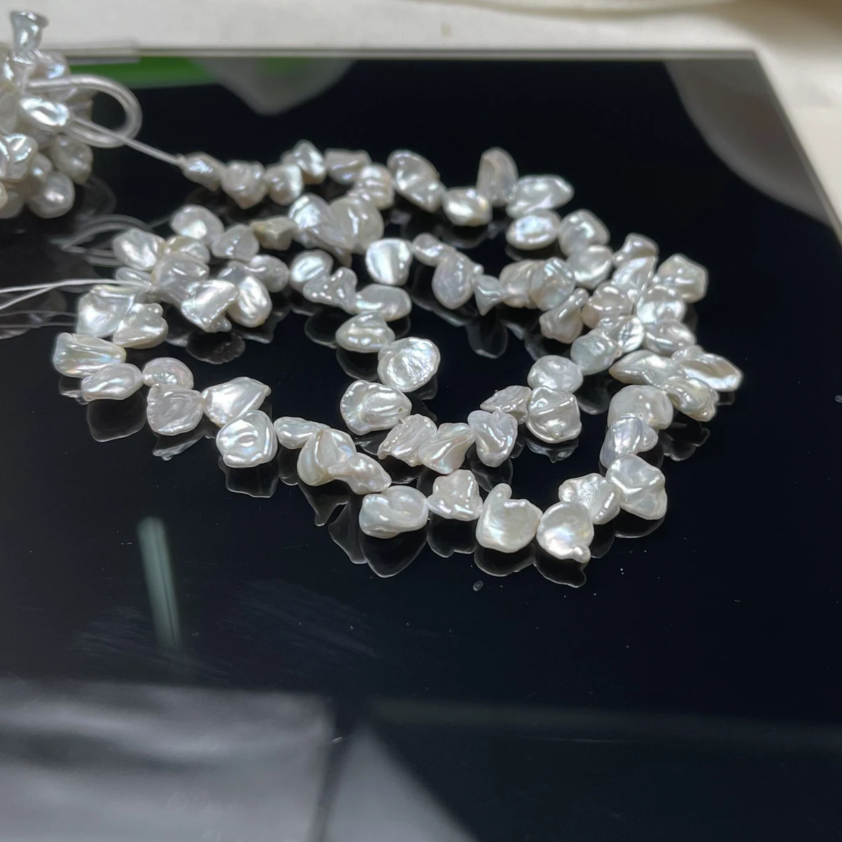 

Natural Freshwater Baroque Pearl Beads Petal Shape Loose Pearl Bead for Jewelry Making Diy Women Necklace Earrings Crafts