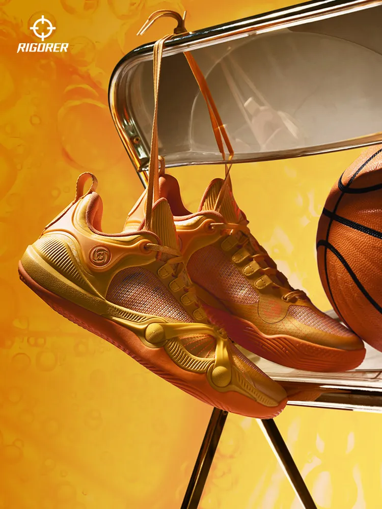 

Мужские баскетбольные кроссовки RIGORER BP1 - низкие, противоскользящие, износостойкие, профессиональные кроссовки для игры на площадке (без коробки)