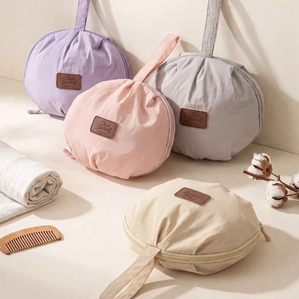 Shell Shape Underwear Storage Bag Clothing Organizer Large Capacity Handheld Storage Bag Travel Makeup Bag Makeup Storage