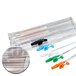 10Pcs Soft Household Tubing Silica Gel Catheters Medical Aspirator Sterile Suction Catheter Mucus Suction Phlegm Cathete