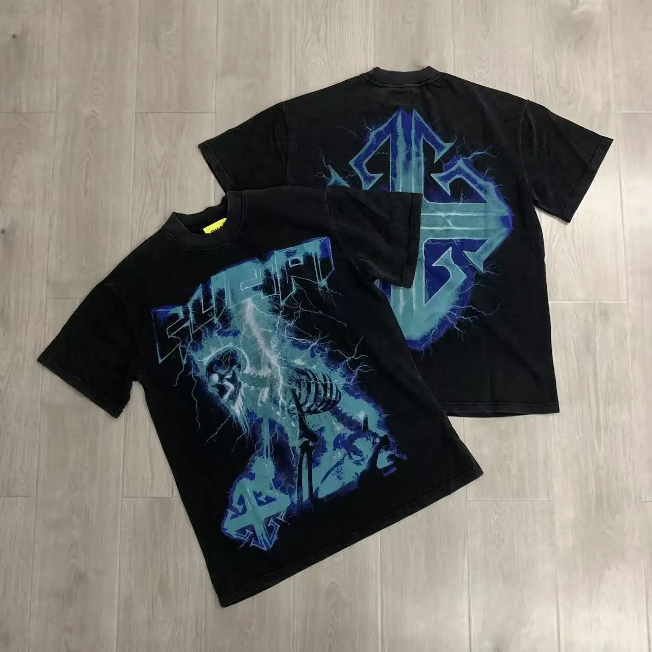 Guapi Revived Tee T-shirt - Latest Fashion Brand White Ink Direct Printing Short Sleeve Shirt