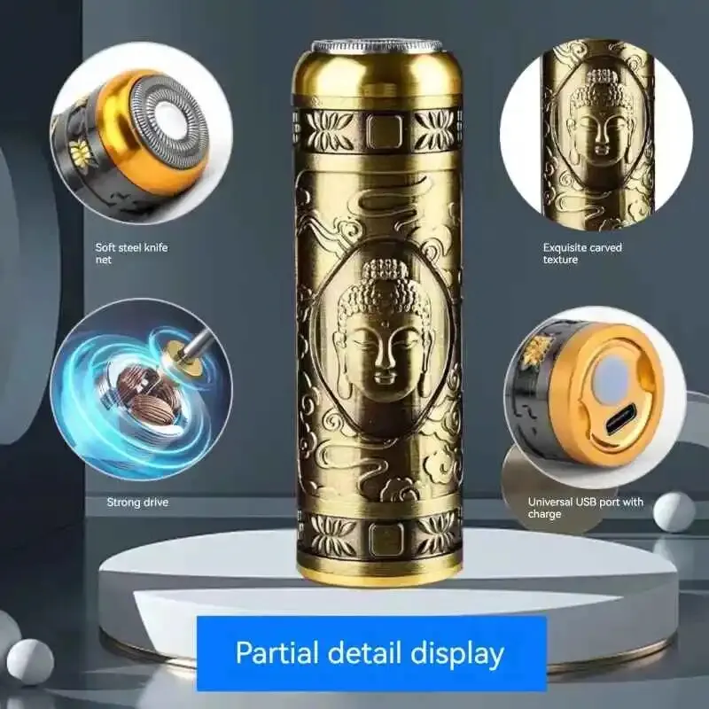 ماكينة حلاقة كهربائية صغيرة للرجال ماكينة حلاقة مقاومة للماء خالية من التهيج ماكينة حلاقة إغلاق بشكل مريح ماكينة حلاقة الحلاقة