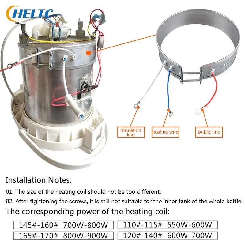 Thin Band Heating Element For Electric Cooker Household Electrical Appliances Part Electric Water Heating Element Heater Element