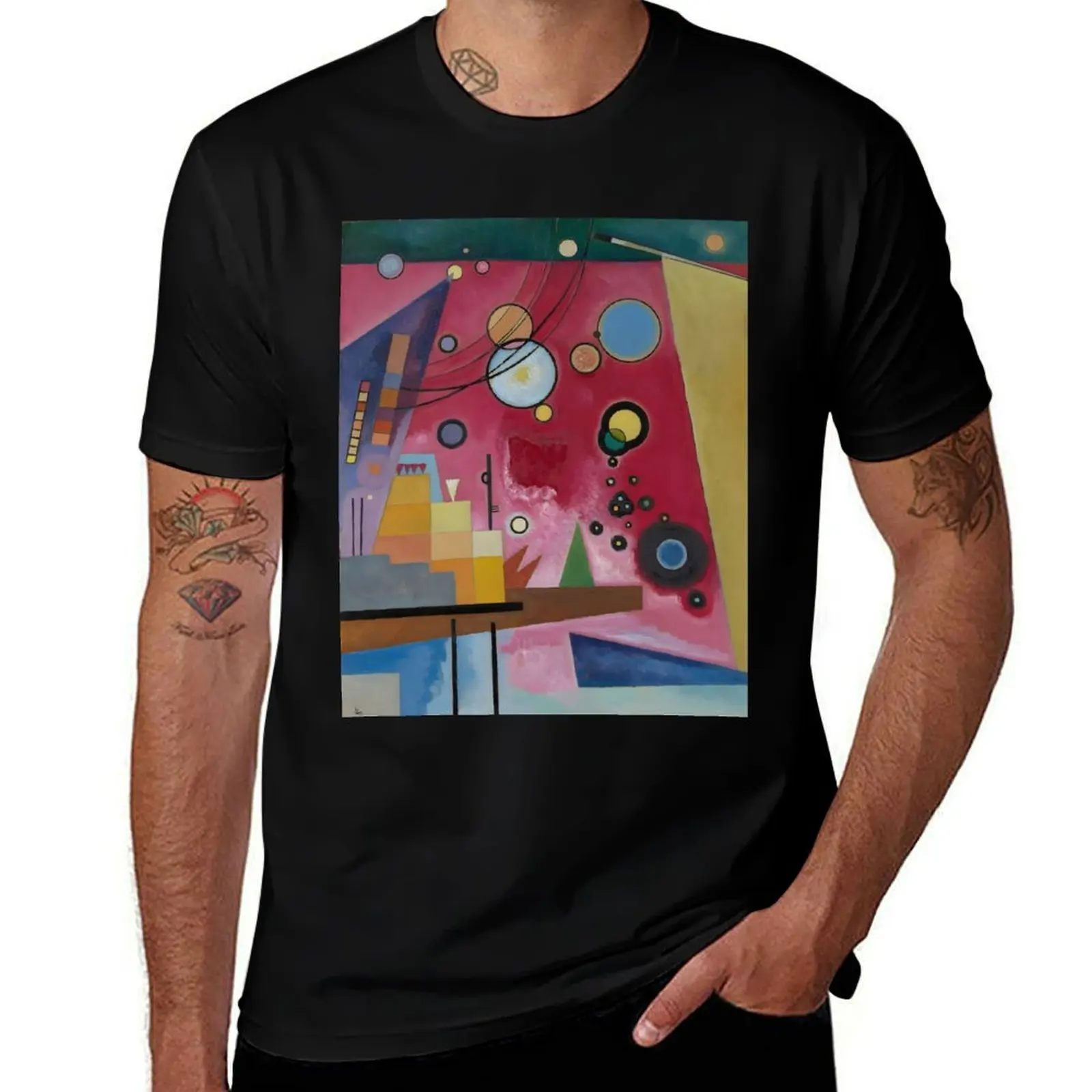 

Wassily Kandinsky T-Shirt man t shirts graphic t shirts cotton 100% t shirts for man slim fit T-Shirt