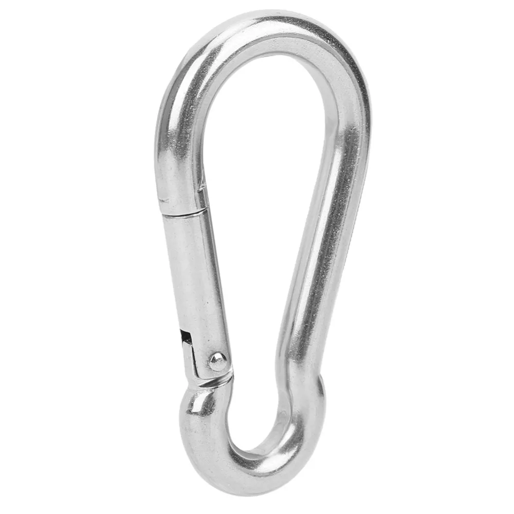 2 Set M8 Stainless Steel Hammock Hook Stainless Steel Rhombic Base Plate Suspension Ceiling Hook Silver