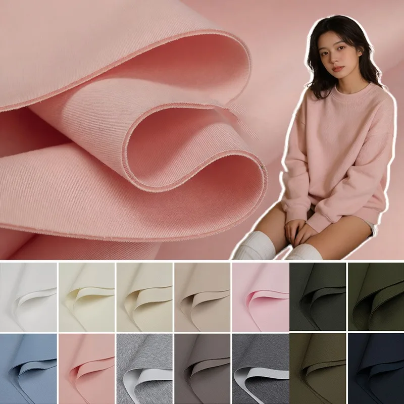 

Ткань Space Cotton: трикотажное полотно с воздушной прослойкой, полиэстер-спандекс для пошива курток, спортивной одежды и других изделий своими руками