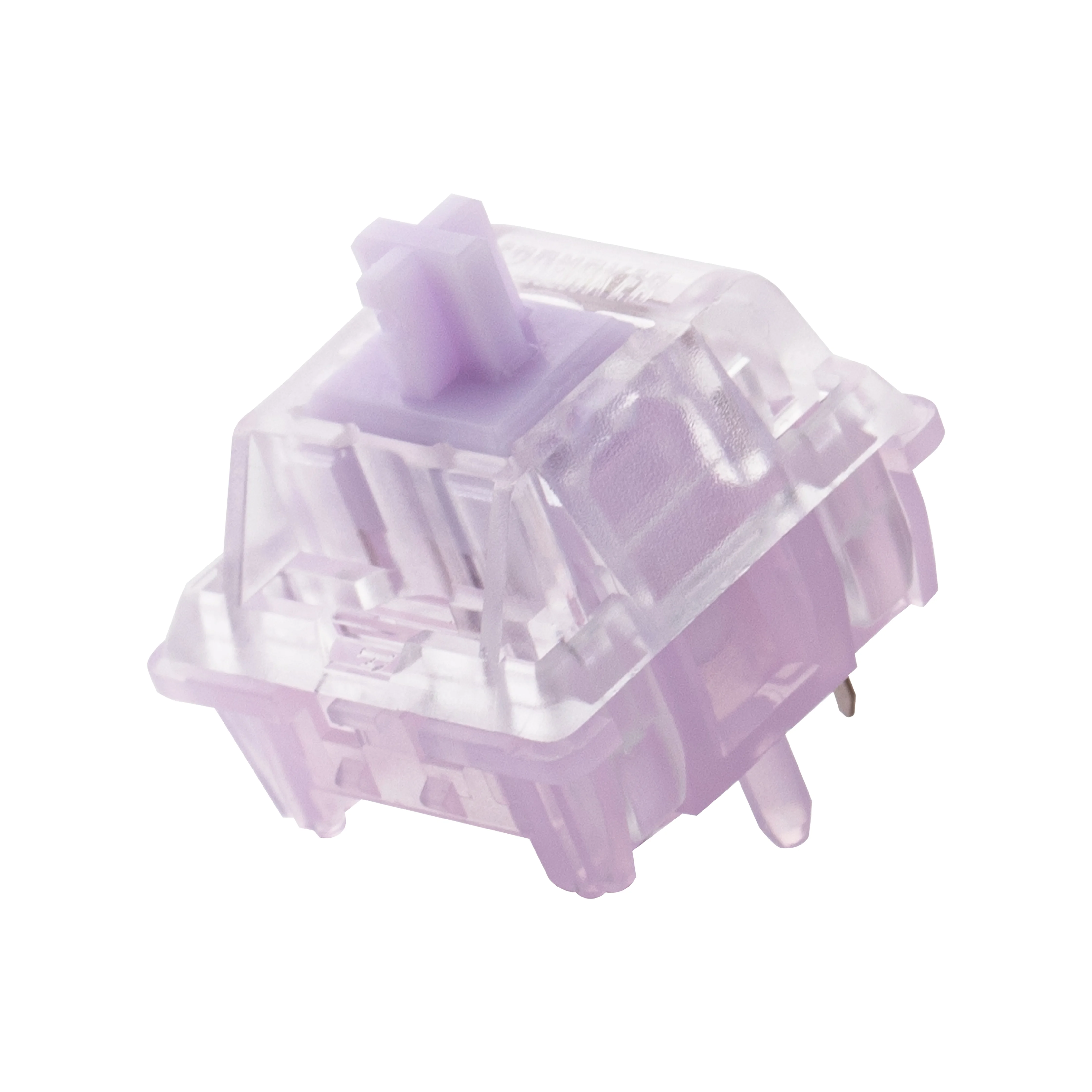 100 PCS EPOMAKER Lilac Silent Tactile Switches Set Factory Lubed 40gf 5-Pin Mechanical Switches for Hot-Swap Gaming Keyboards