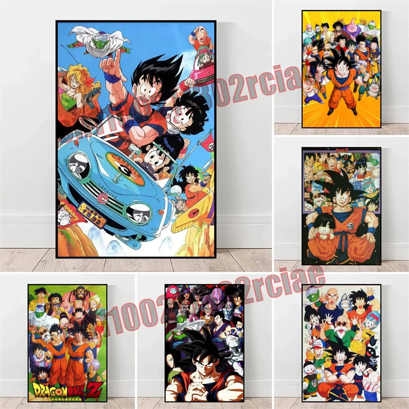 

Classic Cartoon Cartoon Dragon Ball High Definition Art Poster Canvas Painting Suitable for Bedroom Decoration Children's Gifts