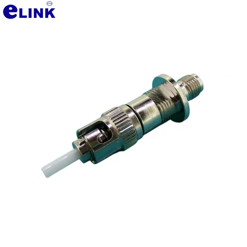 

SMA-ST fiber FM hybrid adapter SMA905 female ST male SMA optical fiber connector metal optic coupler SM MM ftth ELINK 1 piece