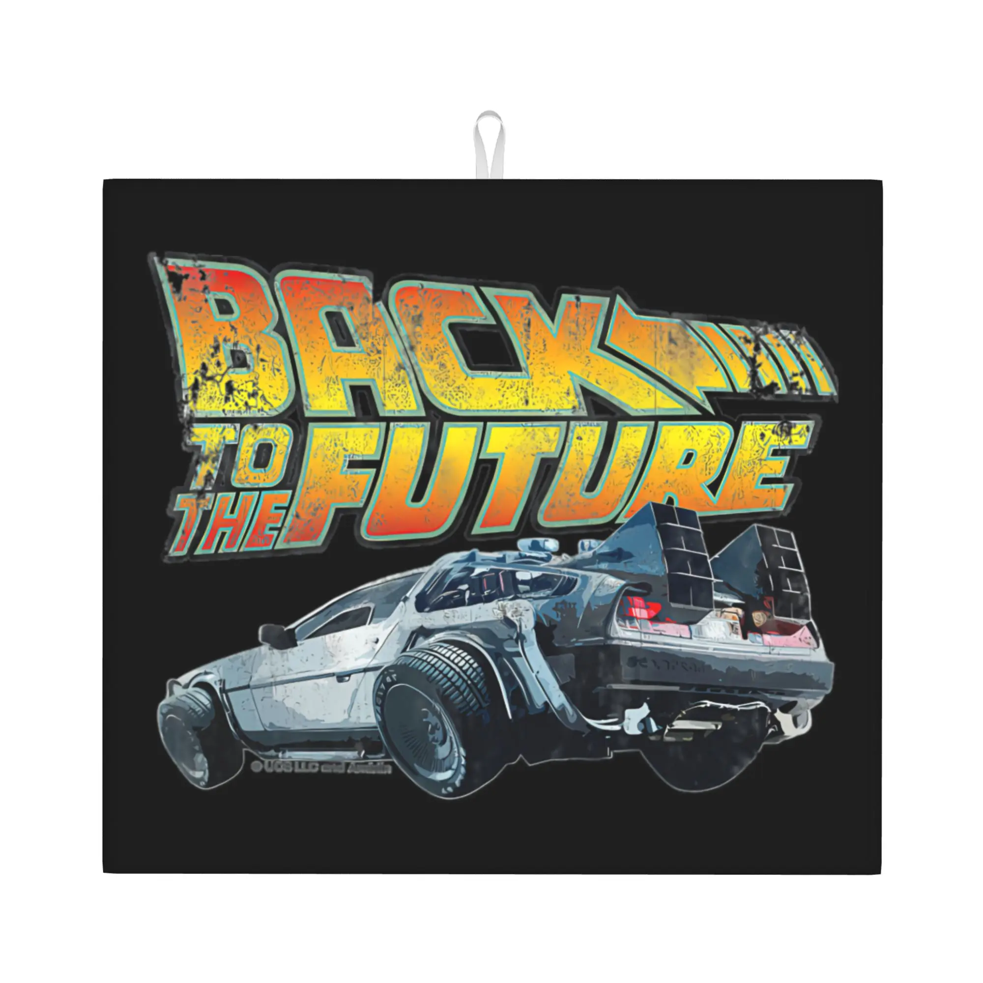 Drying Mat For Kitchen Movies Race Cars Back To The Future Barware Tableware Oil Proof Reusable Washable Kitchen Sink Drying Pad