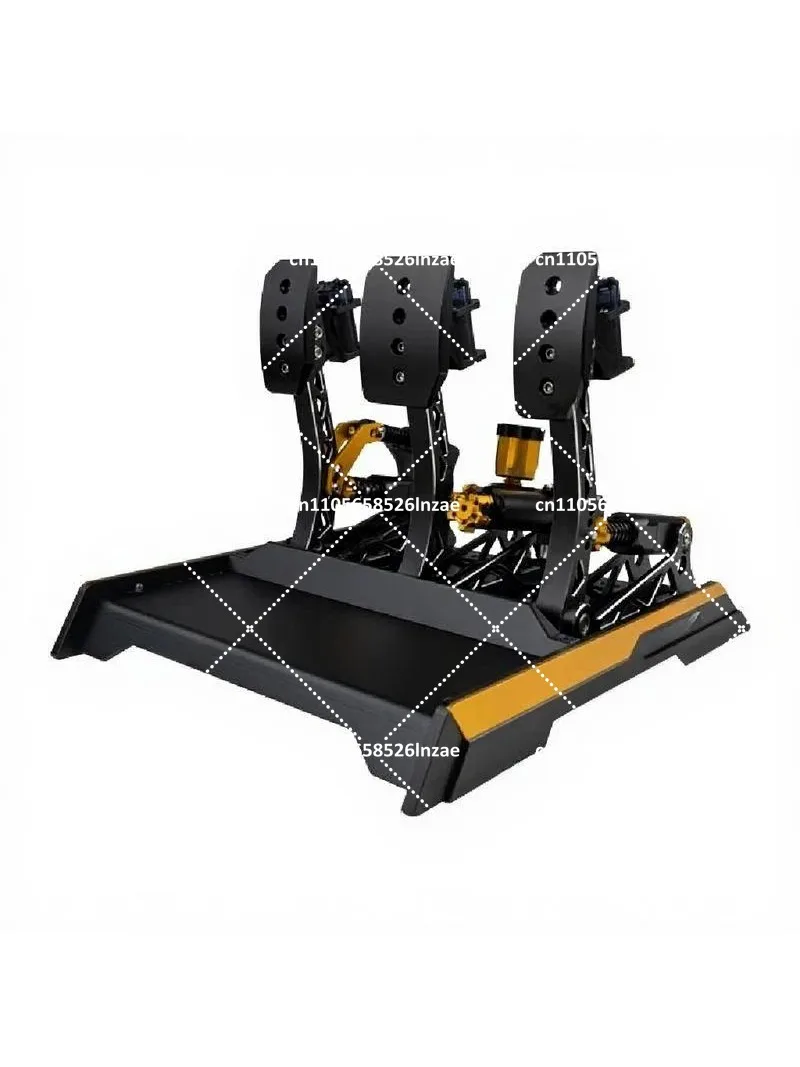 Simulated Racing Pedal with Vibration Double Stage Hydraulic Cylinder Pressure Pedal for Game