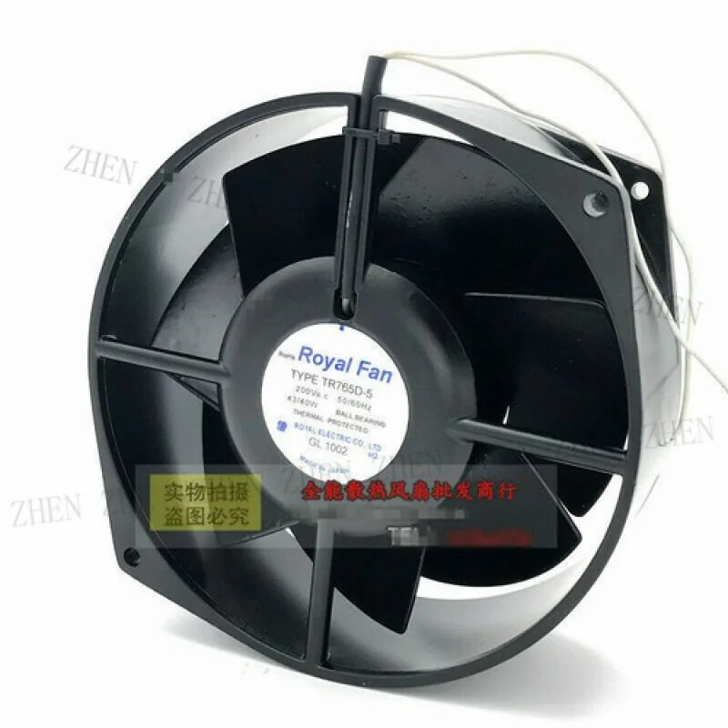 Y for  Royal Fan TR765D-5 200V 43 / 40W Axial Flow High Temperature Resistant Fan