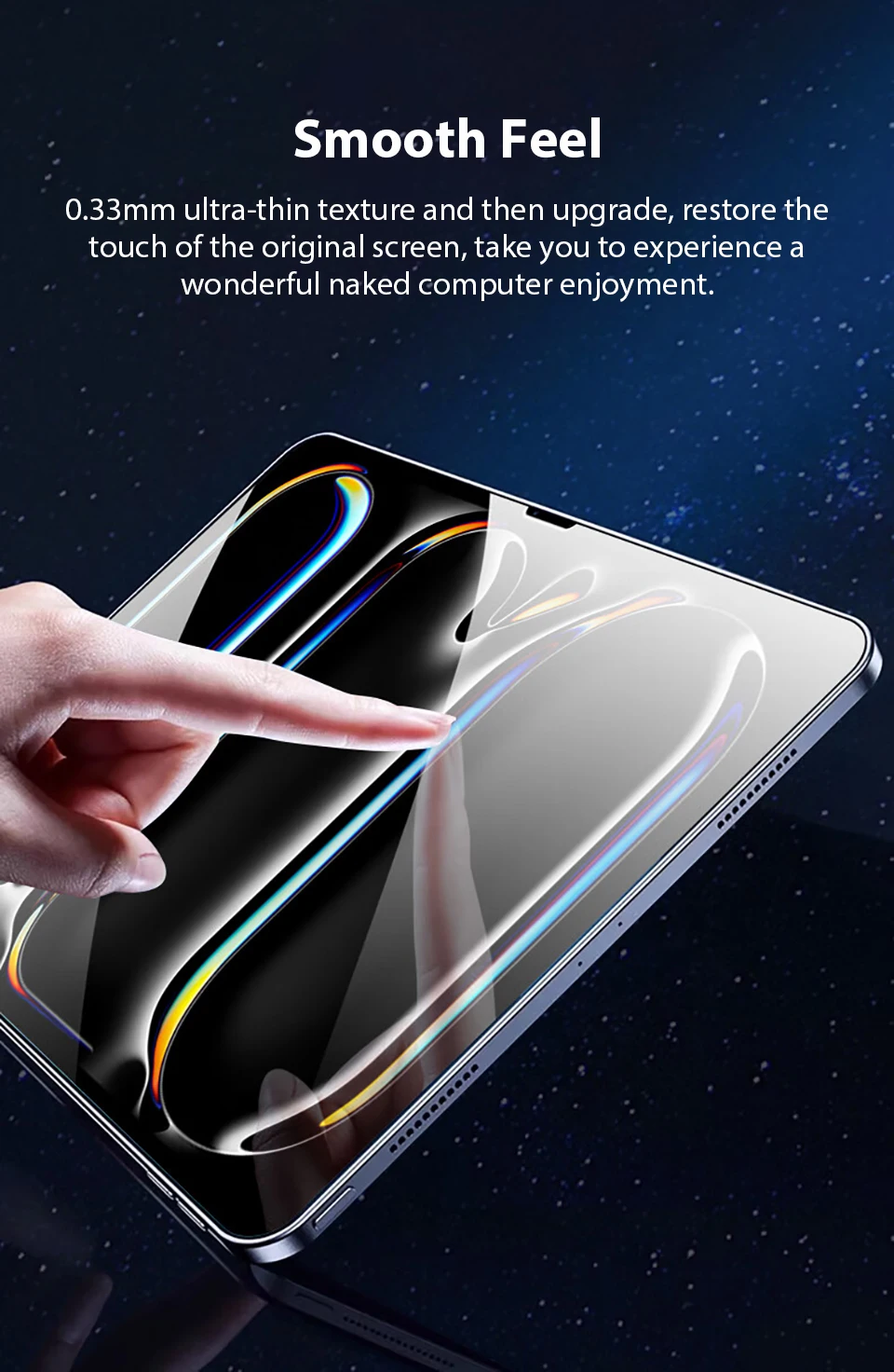 Displayschutzfolie aus gehärtetem Glas für iPad Air 13 Pro 11 12.9 9.7 5. 6. 10. Air5 4 3 2 1 10.2 9. 8. 7th Mini 6 Einfache Installation – Detail 5