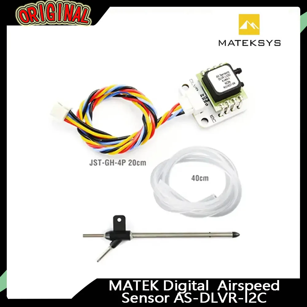 MATEKSYS AS-DLVR-I2C مستشعر السرعة الجوية الرقمي |   متوافق مع ArduPilot |   لطائرة RC متعددة الدوار والطائرة