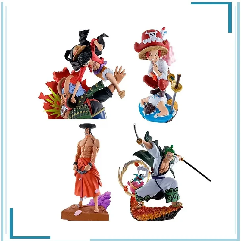 

Genuine ONE PIECE Monkey D. Luffy Roronoa Zoro Nami Children's Day Gifts Collect Ornaments Childhood Memories Figure Model Toys