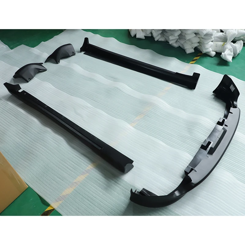 Car Body Kits For Infiniti FX35 2009-2012 Auto Racing Front Bumper Lip Rear Splitters Side Skirts Door Apron Lip PP Black Primer