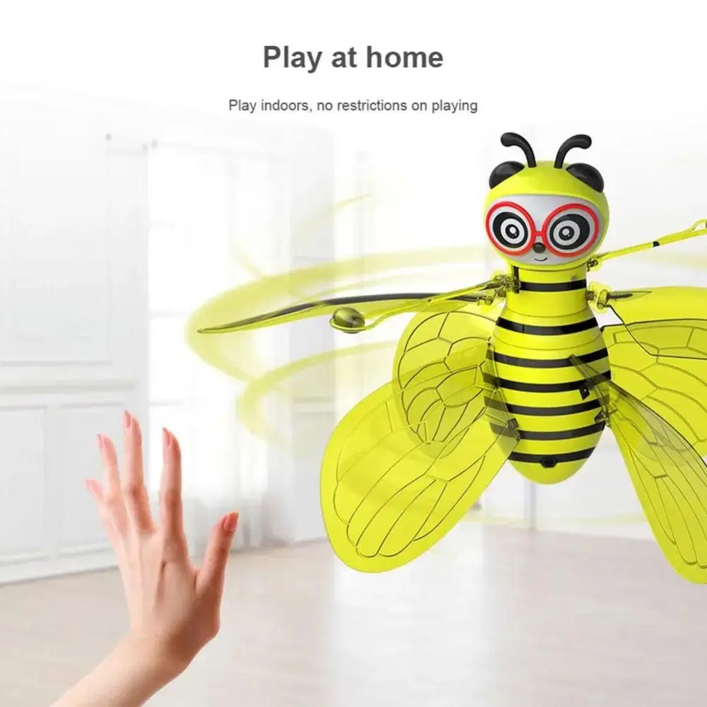 Handinductie Vliegende Honingbij Poppen Multifunctionele Interactieve Inducties Gebaarcontrole Speelgoed Draagbaar Infrarood Honingbij Speelgoed