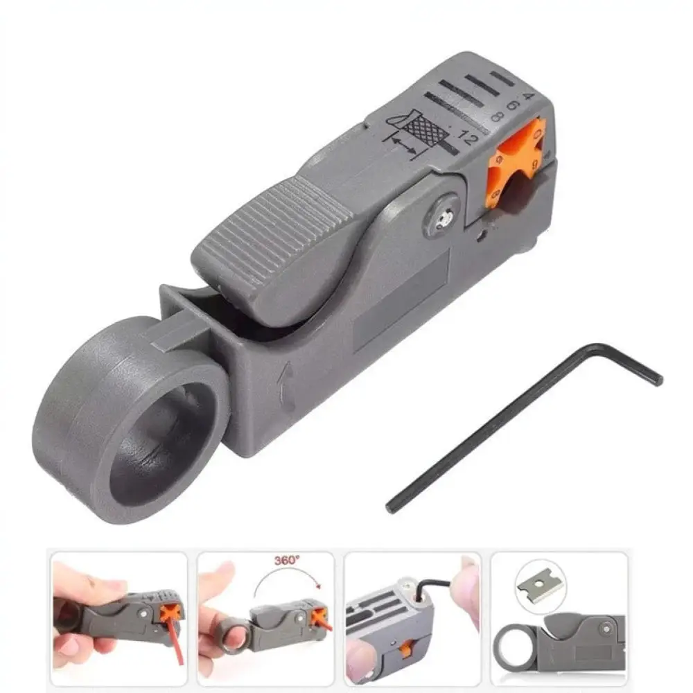 Professional Network Repair Tool Kit Ethernet Cable Tester Crimper Set Portable Home Office Maintenance Hardware Solution view 5