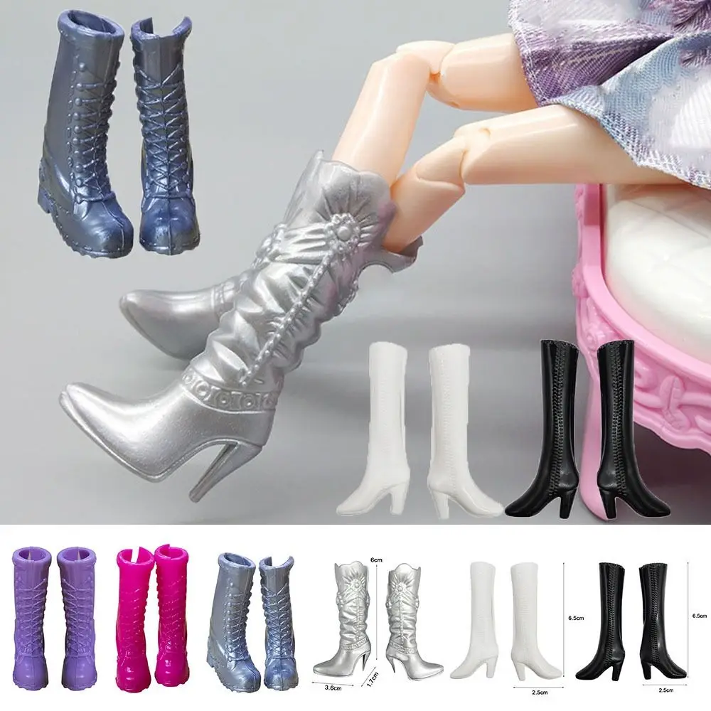 High Quality 30cm 1/6 Doll Shoes Original Super Model 30cm Doll Boots Quality Plastic Female Doll Accessories Doll Accessories