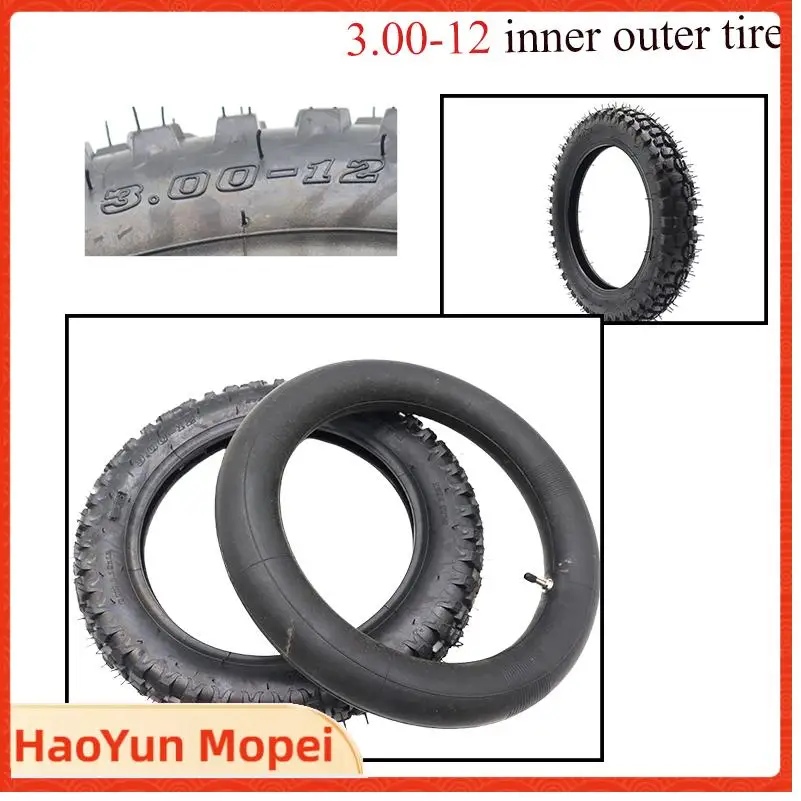 Hochwertiger 3.00-12 Zoll Reifen & Schlauch 12 Zoll Reifen für Trail Offroad Dirt Bike Motocross Motorrad