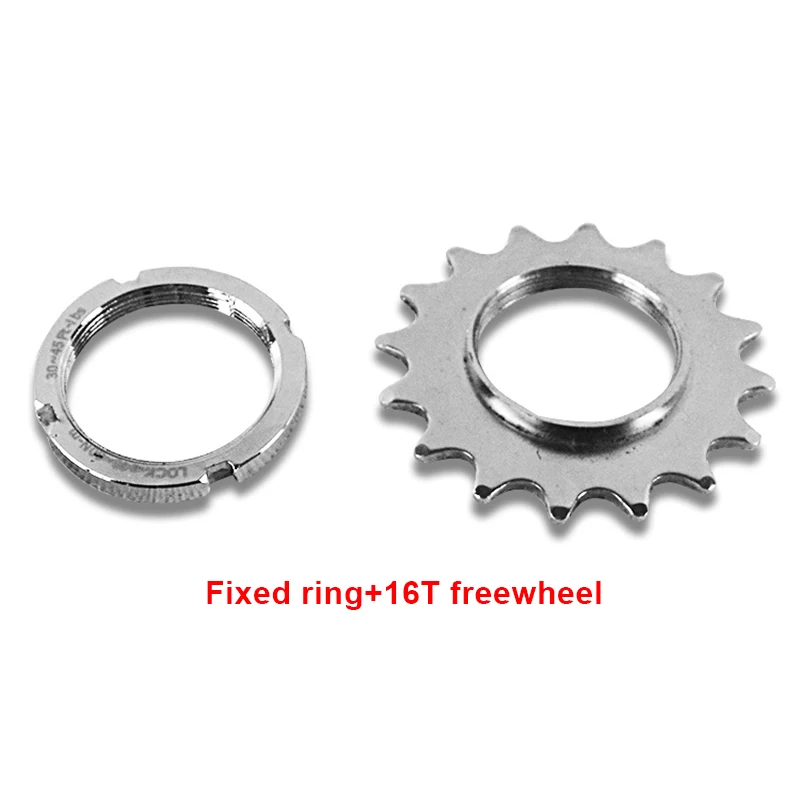 Fixie Bike Freewheel Sprocket Fixed Gear Ratchet, Single Speed Cassette, Fixed Ring, Bicycle Parts, 13T, 14T, 15T, 16T, 17T, 18T