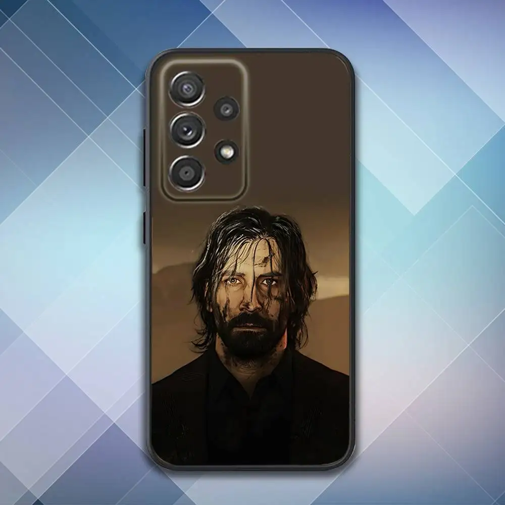 حافظة هاتف Game A-Alan Wake 2 لهاتف سامسونج S 25,24,23,22,30,21,10,9,Ultra,Plus,Lite,FE,4,5G حافظة سوداء ناعمة