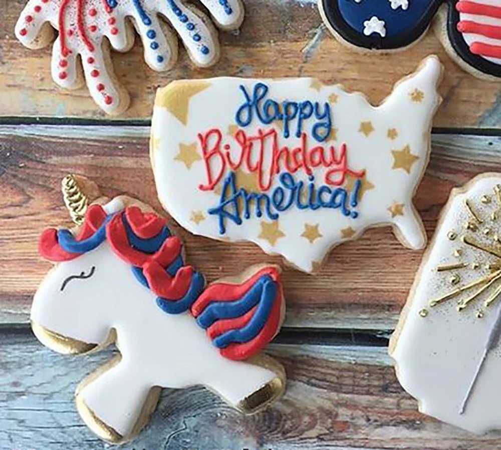 Flag Badge Logo Cookie Cutter Mold Stainless Steel Home Cake Biscuits Decoration Baking Mold