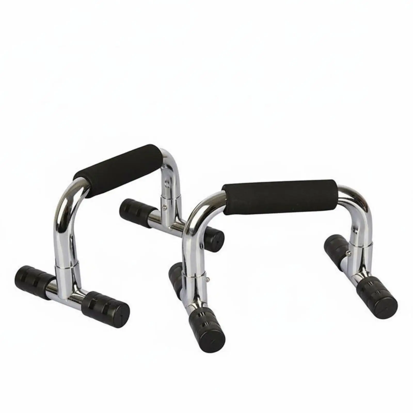 2 Pieces I-Shaped Press-up Frame Non-Slip Press-up Handles Stable Base Pushup