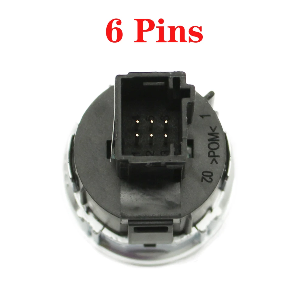 New Genuine 6 Pins Engine Start Stop Switch Button Compatible For Peugeot 408 2008 3008 308 508 for Citroen C4 C5 Accessories