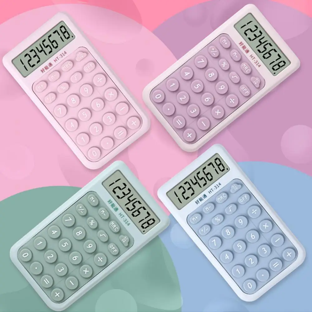 Calculadora de escritorio Digital pequeña con botones ergonómicos para eficiencia, calculadora precisa con pantalla Lcd de 8 dígitos, amigable con el presupuesto