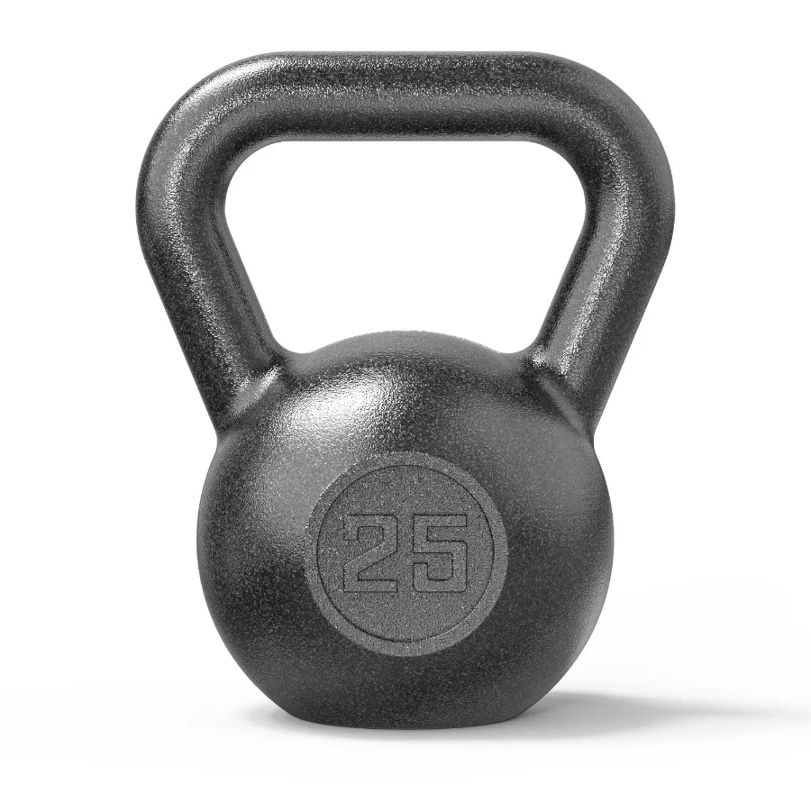 

Гиря 25 фунтов, чугунная, прочная, с черным покрытием Hammertone, черная