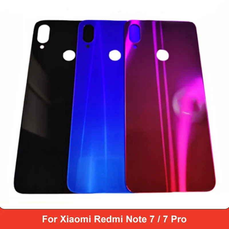 2 PCS Battery Back Cover for Xiaomi Redmi Note7 back cover for Xiaomi Redmi Note 7 Pro Repair Replacement Part