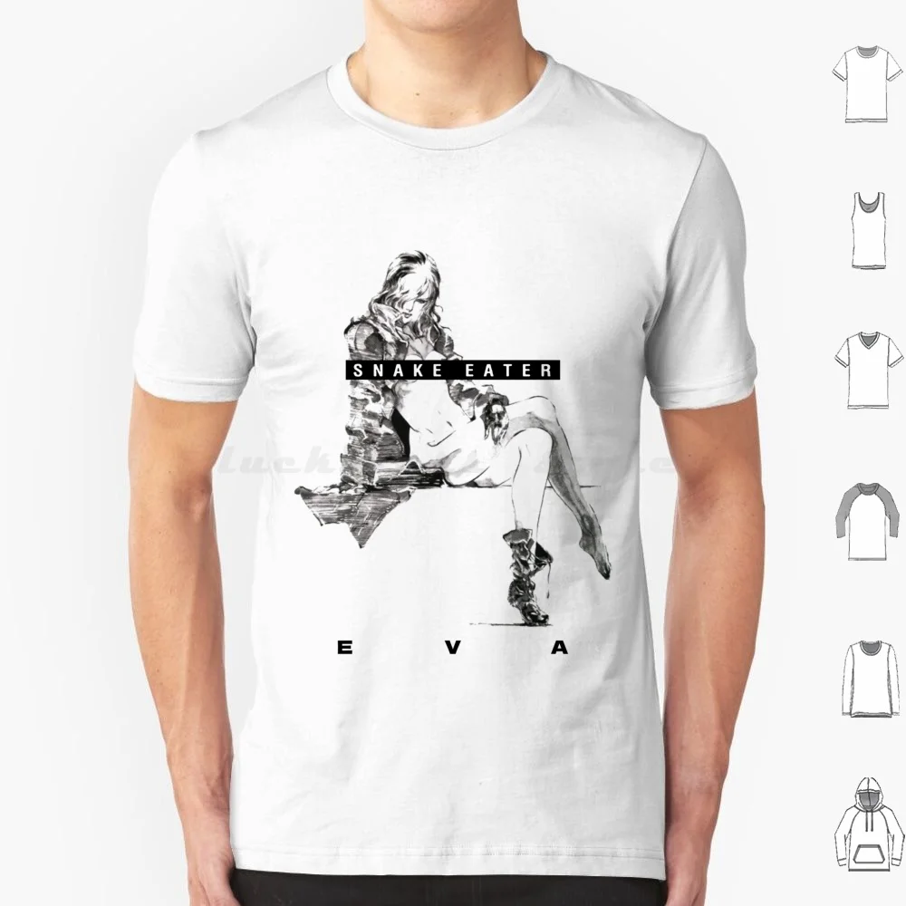 Mgs3-Eva-Snake Eater T Shirt 6xl Cotton Cool Tee Mgs Mgs3 Eva Metal Gear Solid Metal Gear Solid 3 Metal Gear Solid Metal Gear