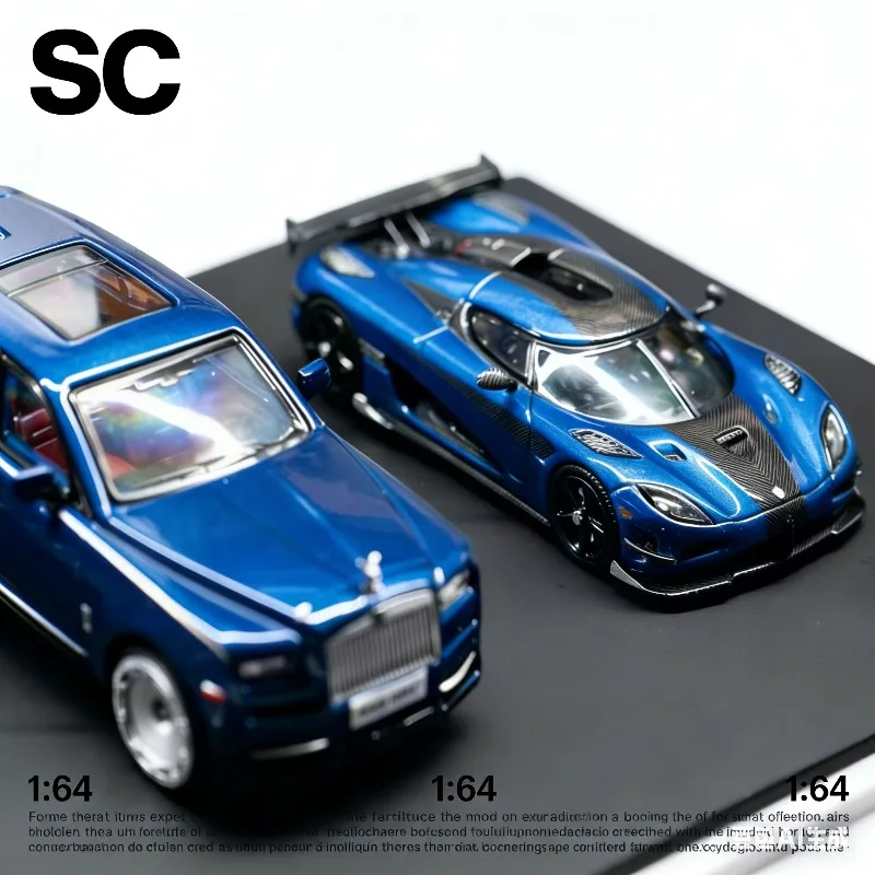 

SC 1/64 Kunilun Agera RS Cast Metal Simulation Static Car Model Set, Boys' Holiday Gift Toy, Adult Collection Decoration Item.