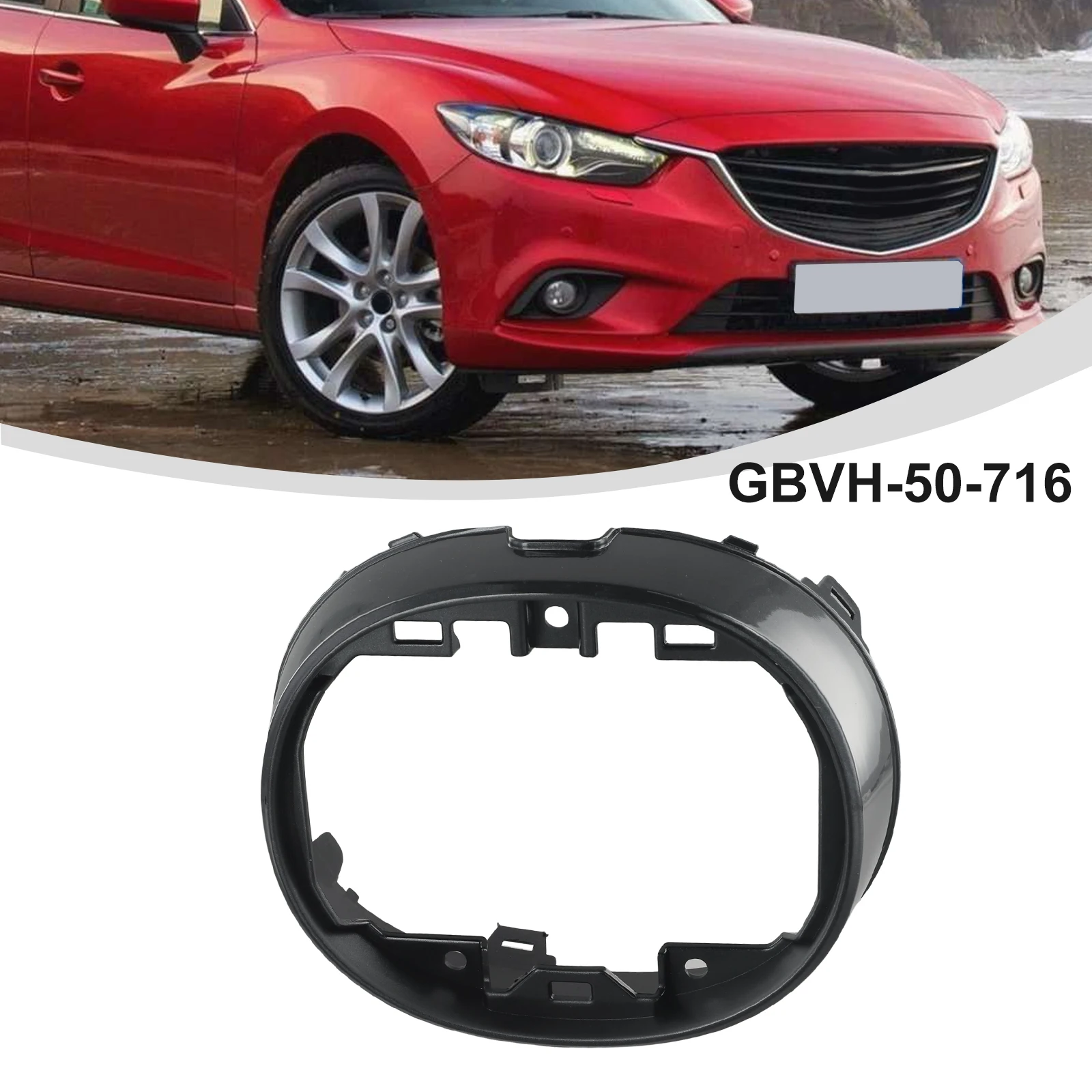 

Прямая замена, передний кронштейн крепления решетки радиатора для Mazda 6 20182021 GBVH50716, простая установка, не универсальная установка