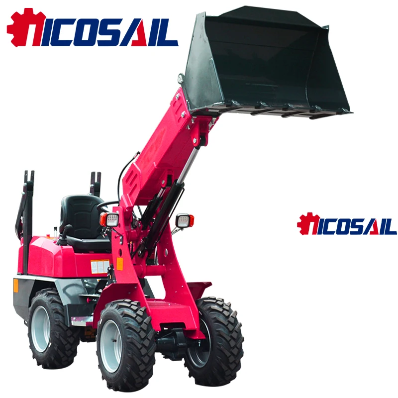 

CE Euro 5 newly designed small wheel loader with telescopic arm EPA engine core component diesel front-end loader for sale