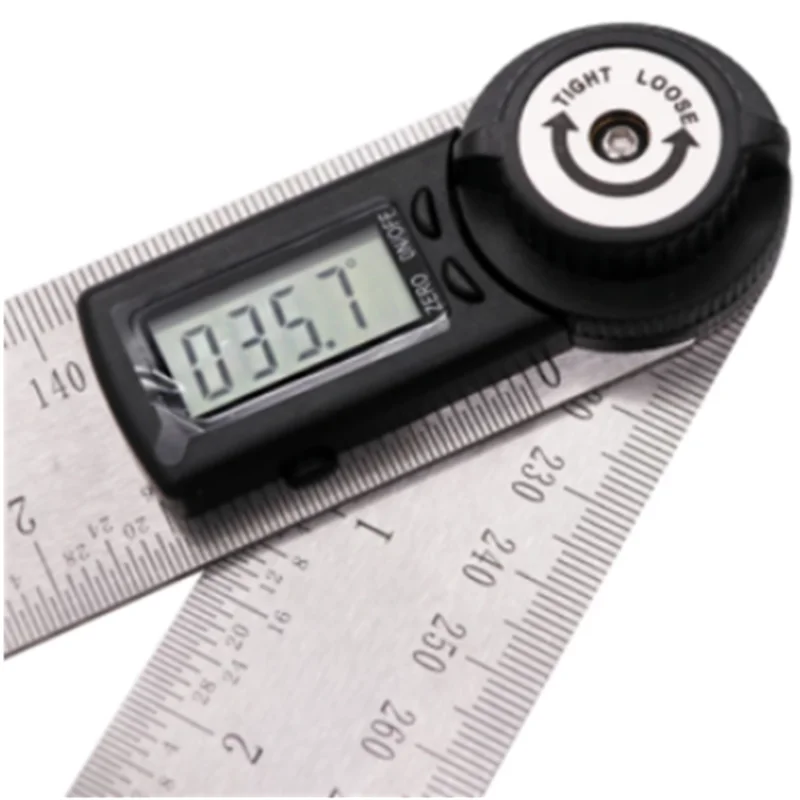 

pc Digital Display Angle Ruler Angle Gauge 200mm 2 In1 Electronic Protractor Woodworking Angle Square Aoniasmometer