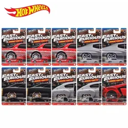 Original Hot Wheels Car Fast & Furious Dominic Toretto Boys Toys 1/64 Chevy Fleetline Dodge Charger Mazda Chevelle Motors Lykan