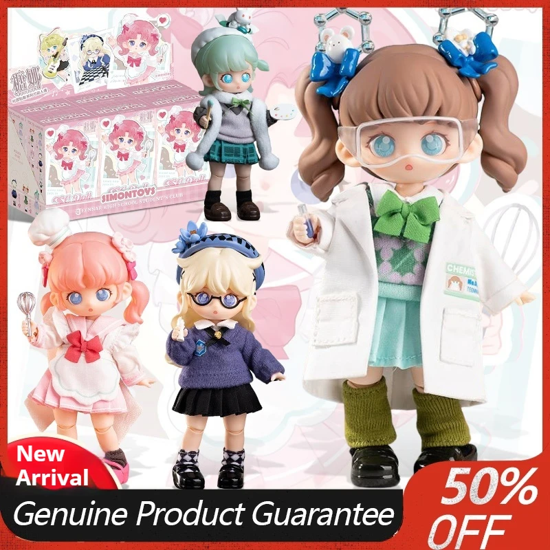 

Аутентичная клубная серия Tangna второго поколения, Bjd, слепая коробка, мобильная кукла для кампуса, модный игровой орнамент, милая девушка