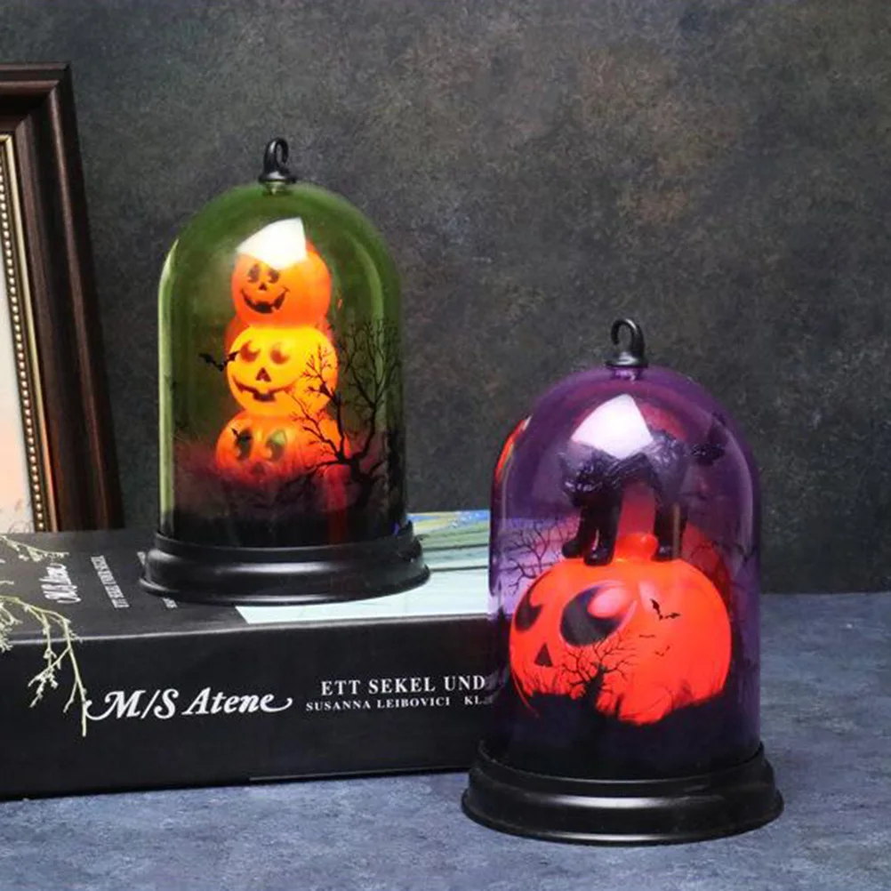 

Pumpkin Lantern Halloween Table Lamp Decoration Centerpiece Decorations Lanterns Indoor Desk Decorative