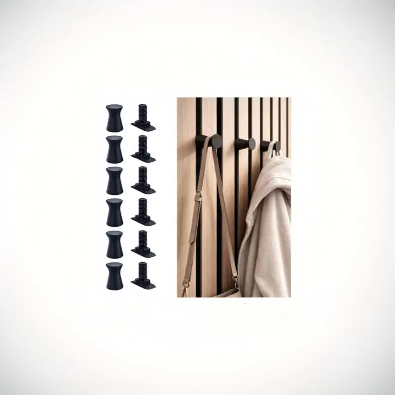 Non Drilling Snap On Wall Mounted Sound Absorbing Board Hook Hanger For Sound Absorbing Boards