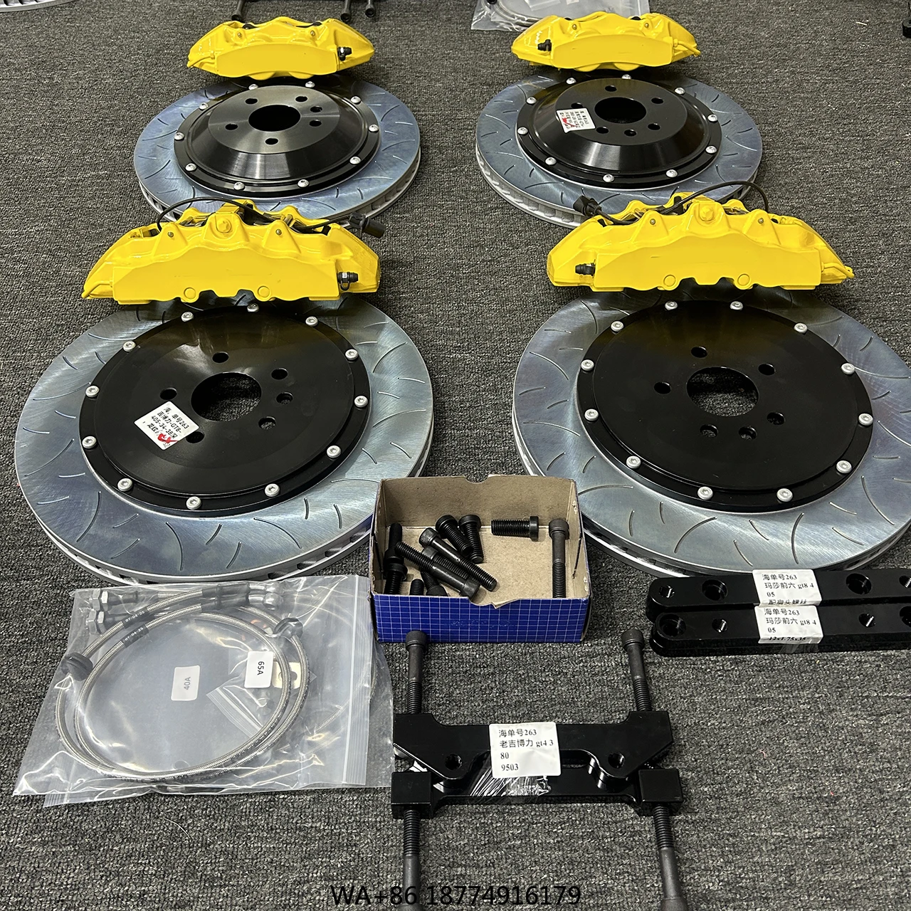 

New High Performance 8 Piston 405mm 380mm Auto Brake Systems 8 Pot Brake Caliper for M3 E36/E46/E90/F50 Big Brake Kit