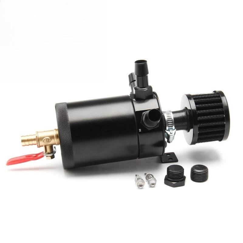 Car modification two/three-hole oil breathable pot with air filter with mushroom head air filter oil recovery pot